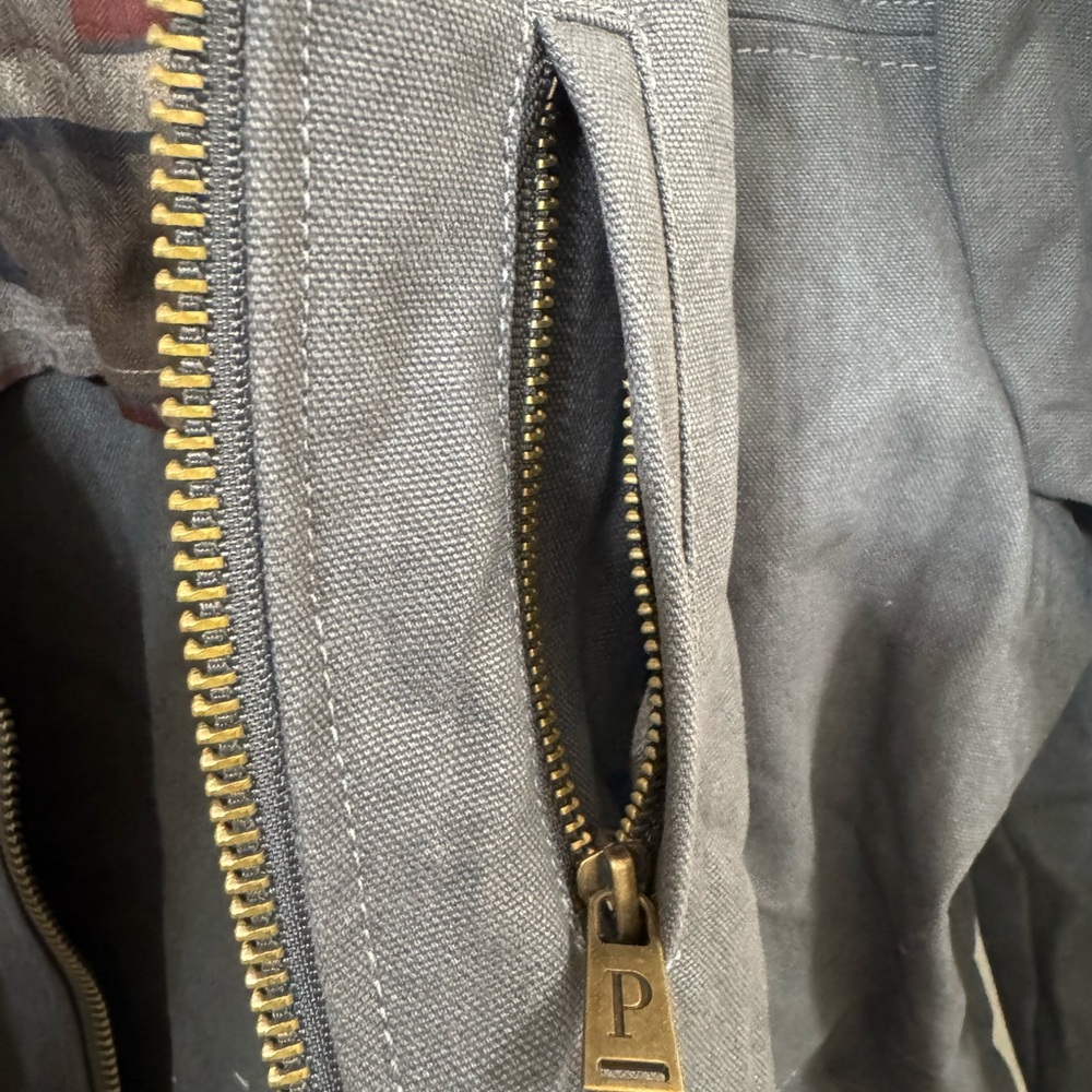 Pendleton Men's Charcoal Jacket with Patterned Li… - image 10